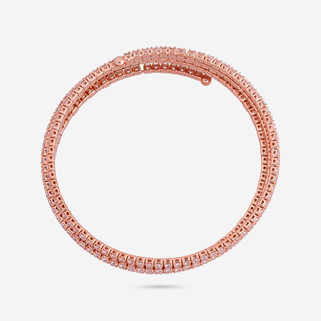 White - Plated Casual Wear Trendy Kada - 464420 : 464421