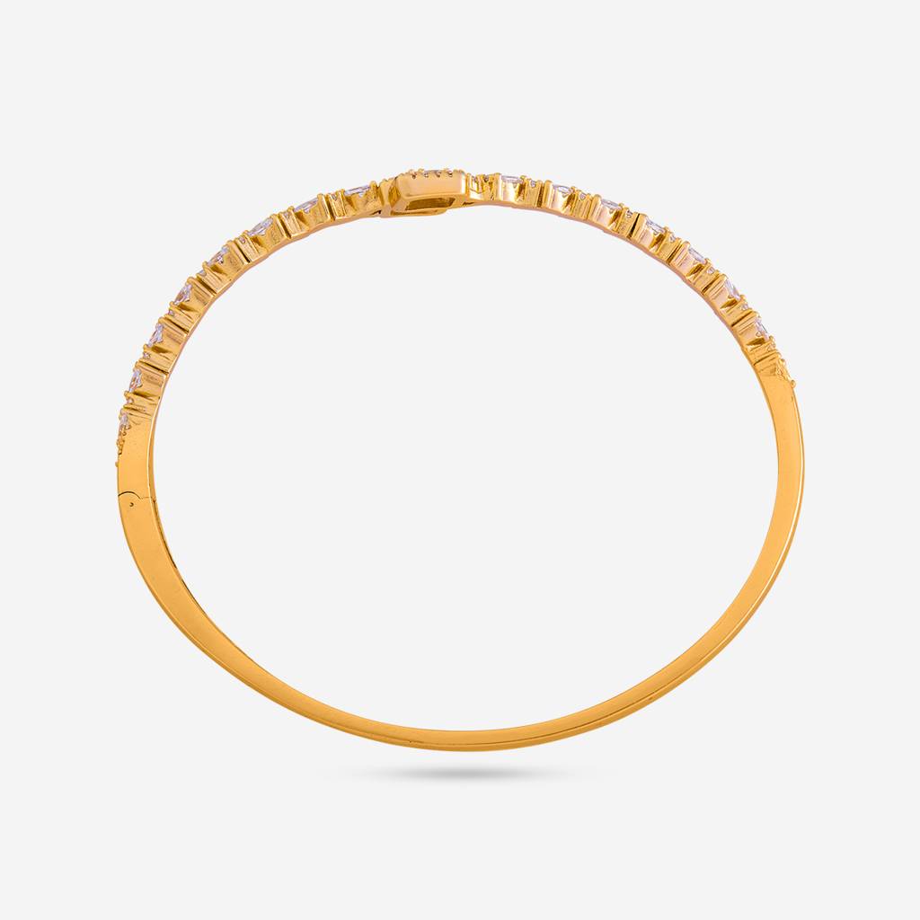 White - Plated Office Wear Silver Kada - 465925 : 465925