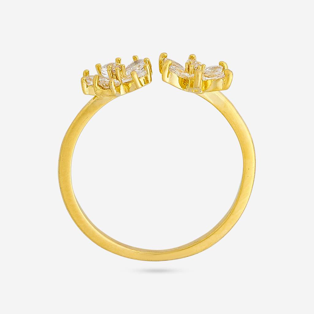 Plated Casual Wear Trendy Zircon Finger Ring - 445211 : 445211
