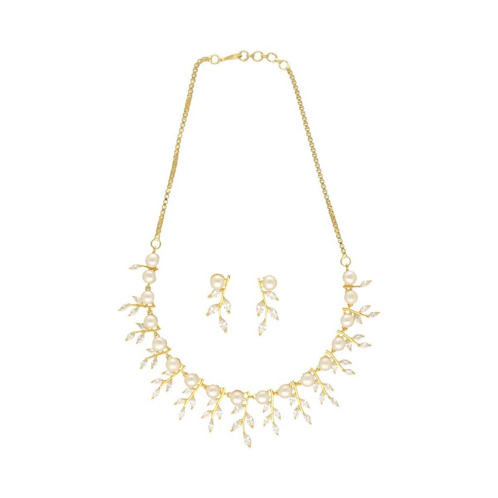 Hira Pearl Necklace Set : JPFEB-26-017