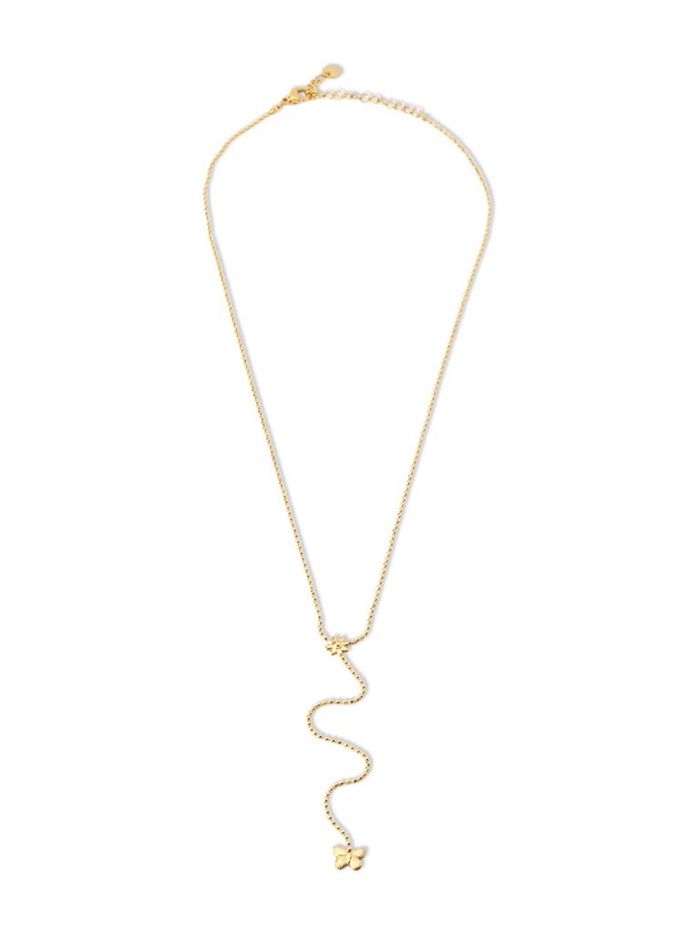 Mini Butterfly Lariat Necklace For Women - Waterproof & Anti-Tarnish : NK0253