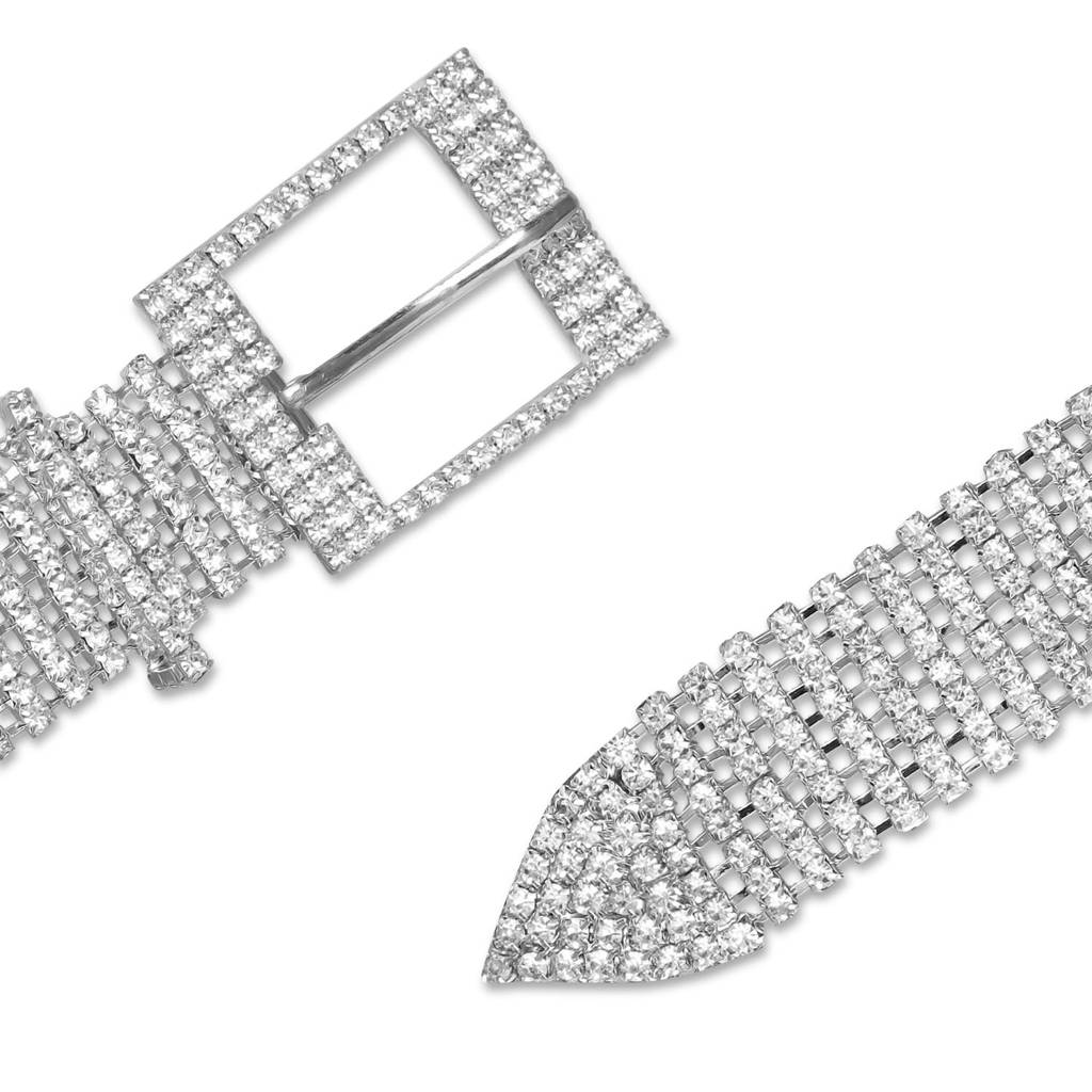 Silver Tone Dress Waist Belt Kamar Bandh Belly Belt Western & Stylish Wear For Women Girl : PX8BCH040S