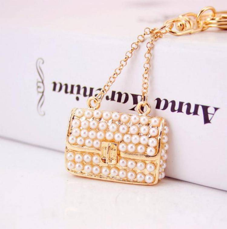 Pearl Clutch Bag Charm : C-BG-0054-G