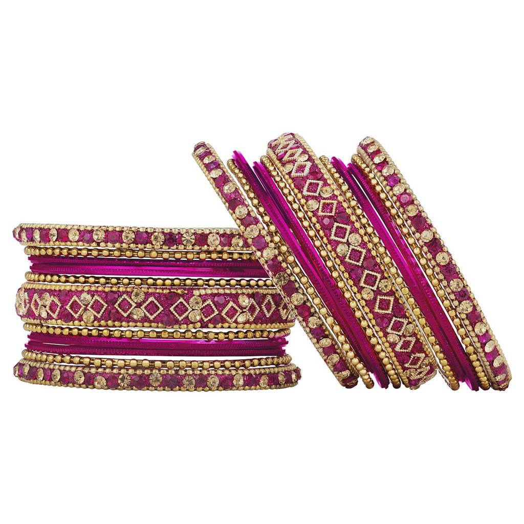 Metal Chuda Bangle Set Navratri Gift For Women Indian Traditional Ethnic Jewellery : PF51B40RP