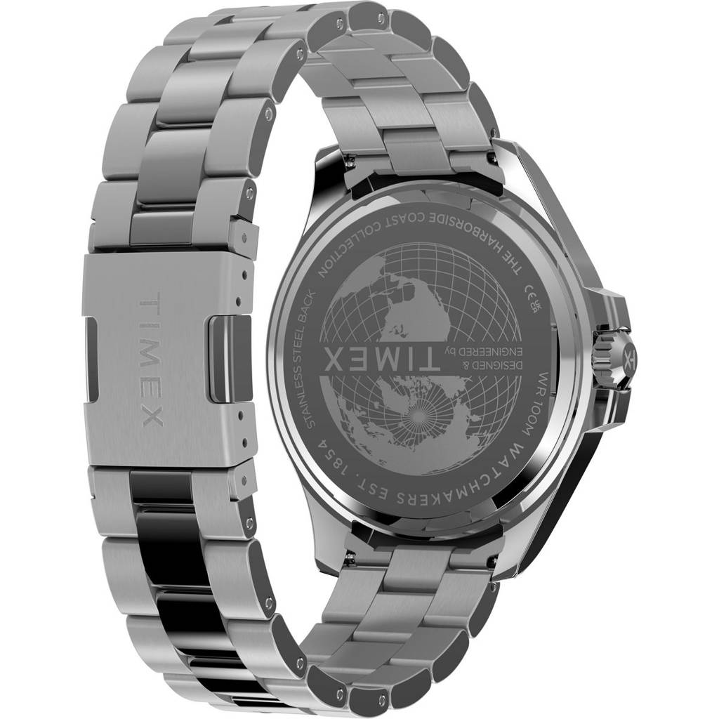 Timex Harborside Coast Round 43Mm Green Dial Analog Men Watch - Tw2Y33200Uj : TW2Y33200UJ