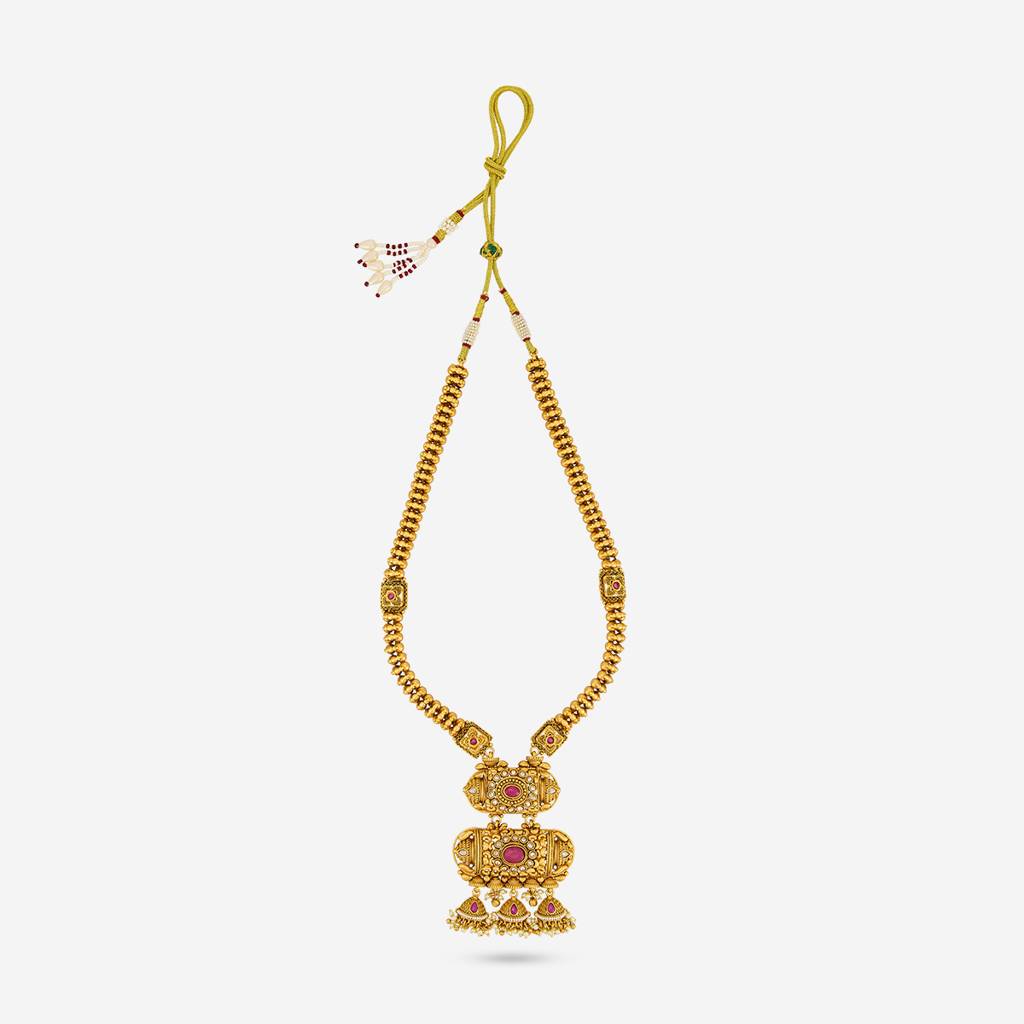 Ruby Gold - Plated Bridesmaid Antique Necklace - 463428 : 463428