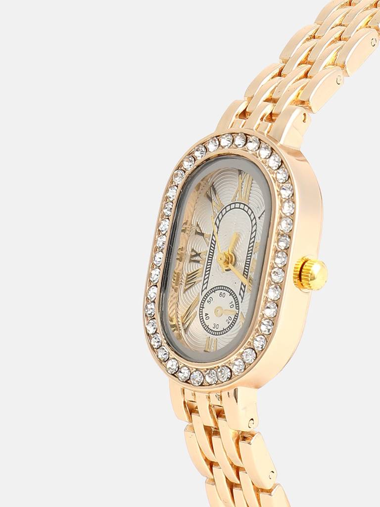 The Embellished Roman Oval Watch : HSWC1181