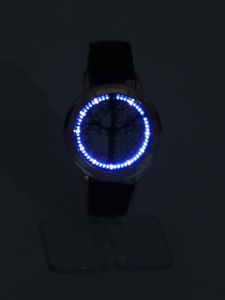 Black Analogue Watch : HSWC1054