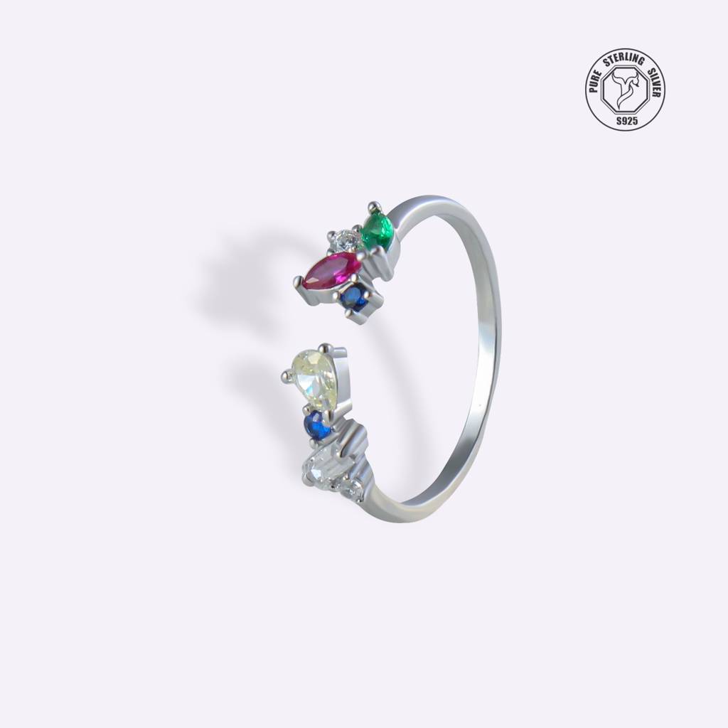 Rangon Ki Rani Adjustable Ring : TRLRRDJ0120Silver