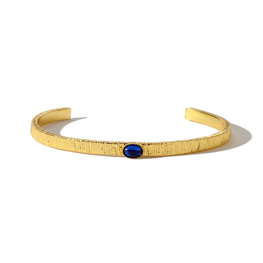 Blue Garnet Birthstone Bracelet : MB1S0980-G
