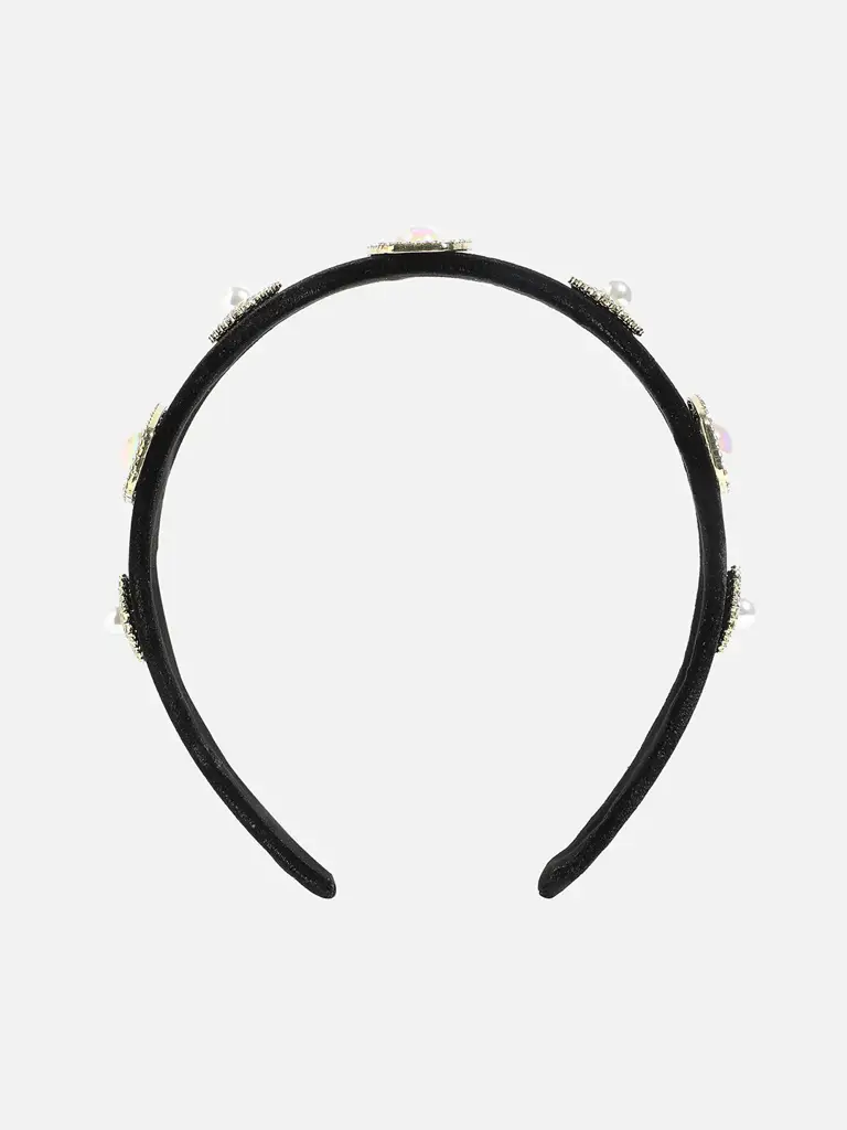 Nita-Black Color Hairband : SOHIBD9229