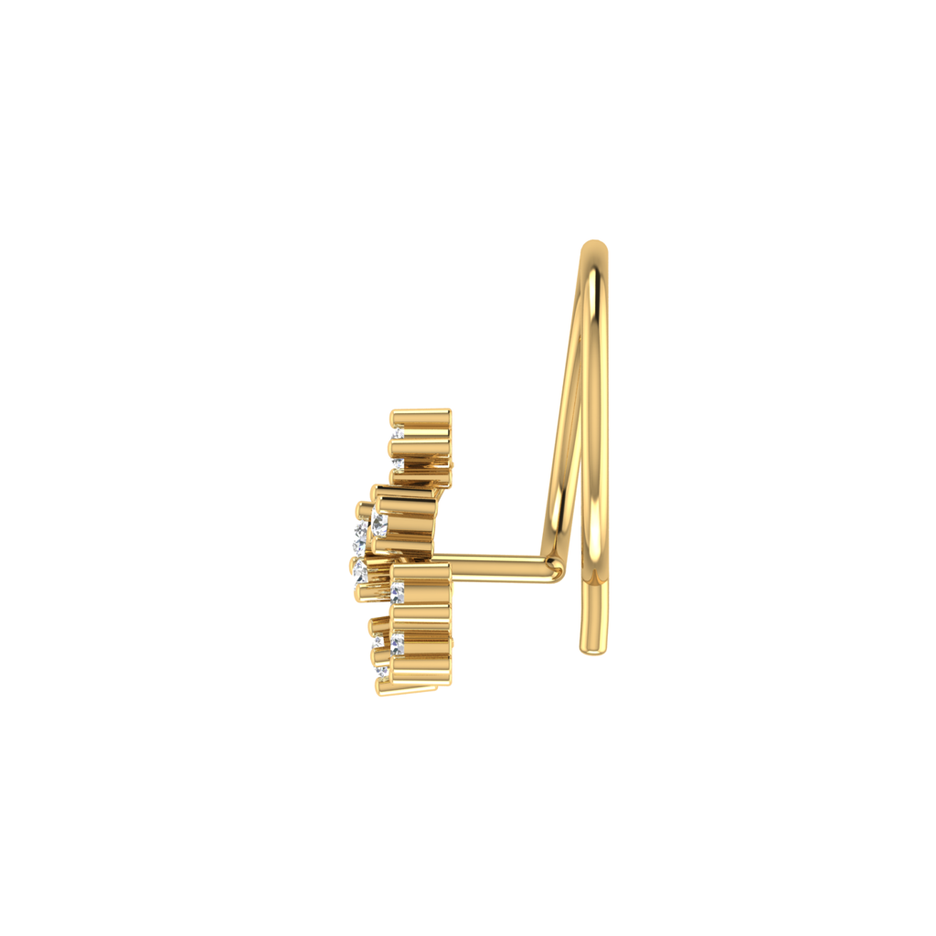 Avsar 9K Bis Hallmarked | Nosepin For Women/Girls |  Avno166 : AVNO166YC