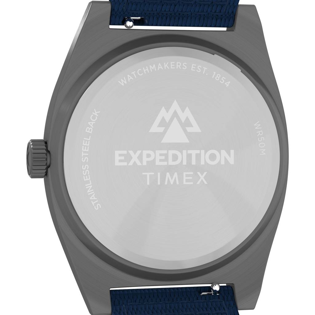 Timex Capstone Round 39Mm Blue Dial Analog Men Watch - Tw2Y18200Uj : TW2Y18200UJ