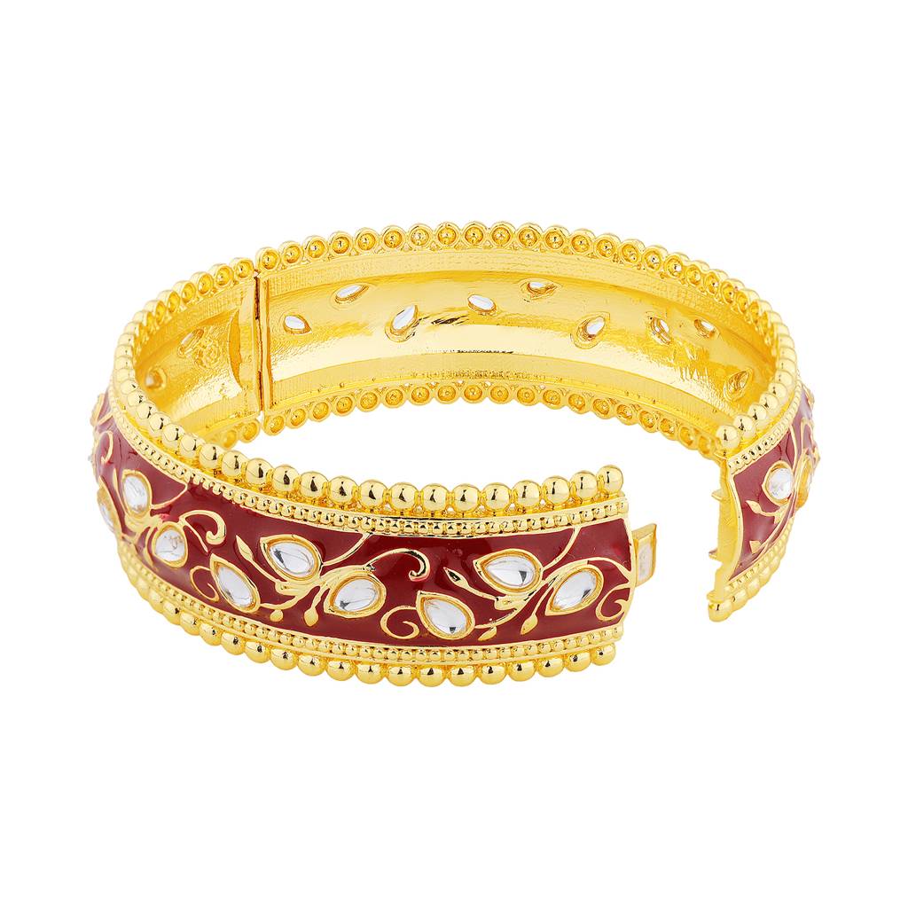 Queens Of Rajasthan Zariya Openable Bangles : 8905124574418