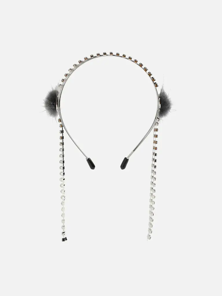 Christian-Silver-Plated Hairband : SOHIBD9478