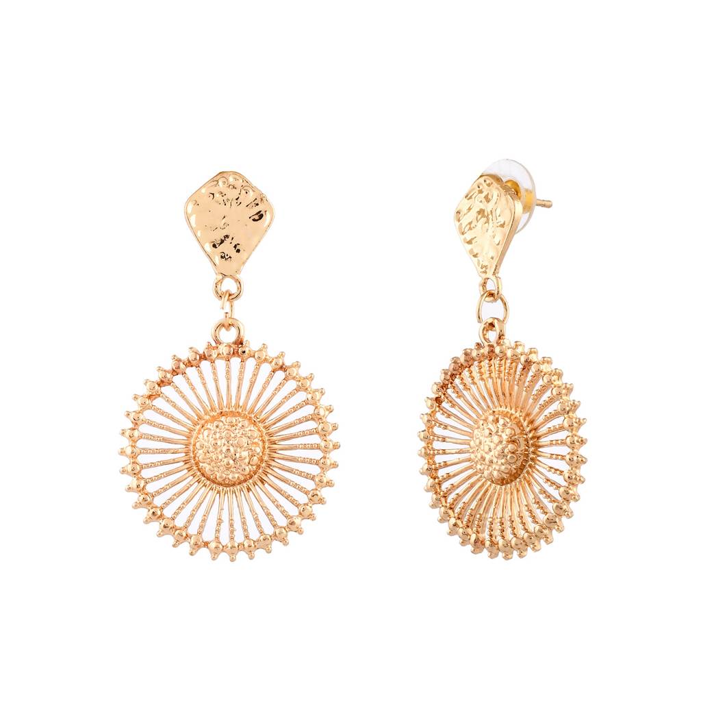 Trendy Elegance Lightly Embellished Contemporary Drop Earrings : 8905124510423