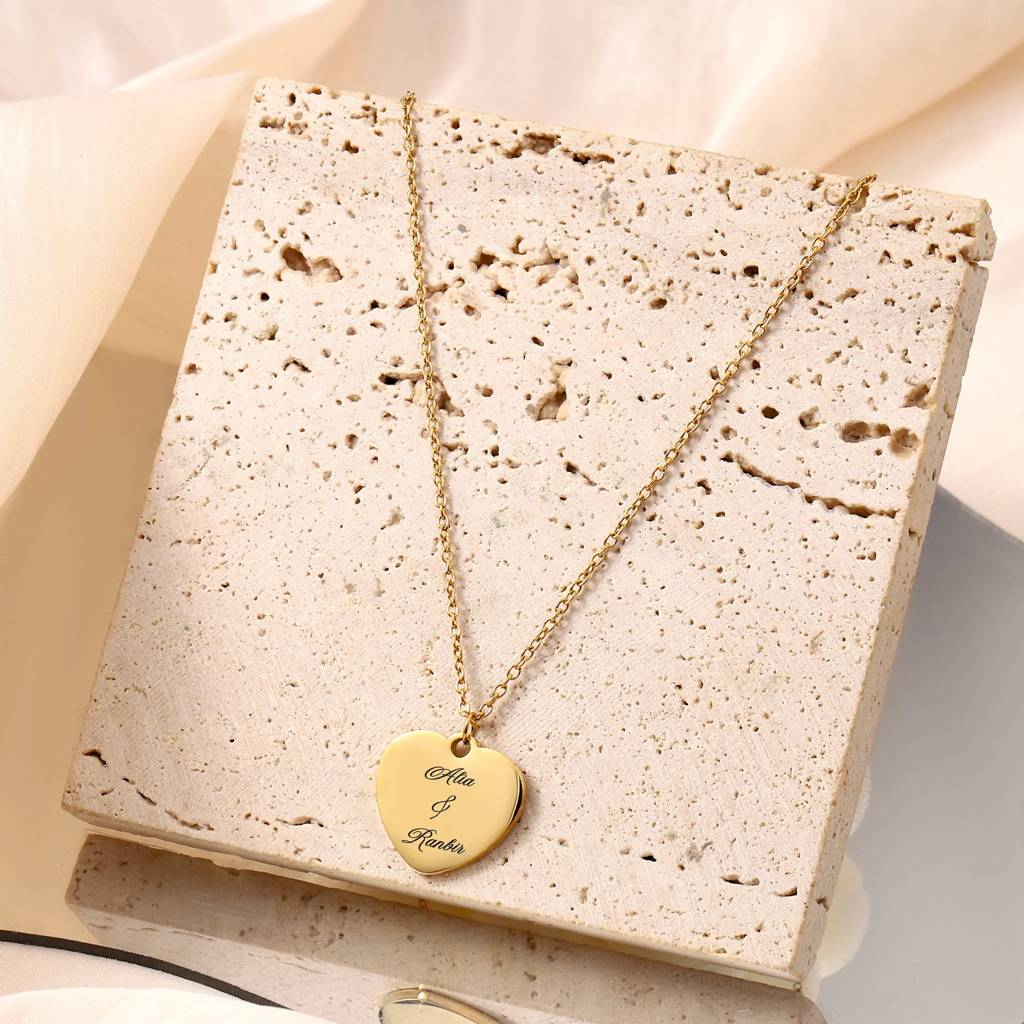 Personalised Jewellery Set Of Necklace And Bracelet : NBC-075-G-1