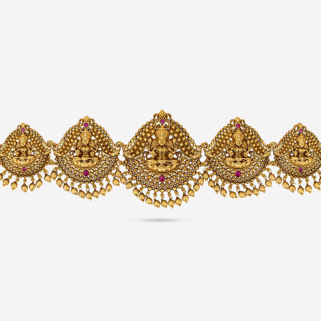 Ruby Gold - Plated Bridal Antique Belt - 449521 : 449521