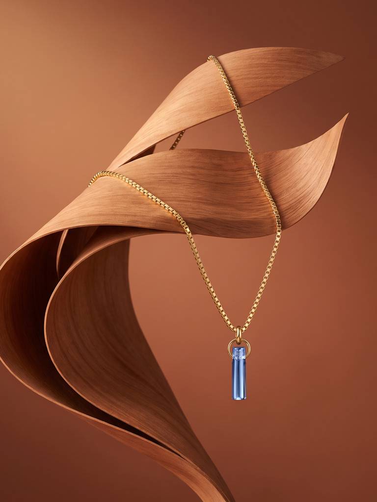 Chloe Birthstone Necklace (Sep) : AIBSNC109