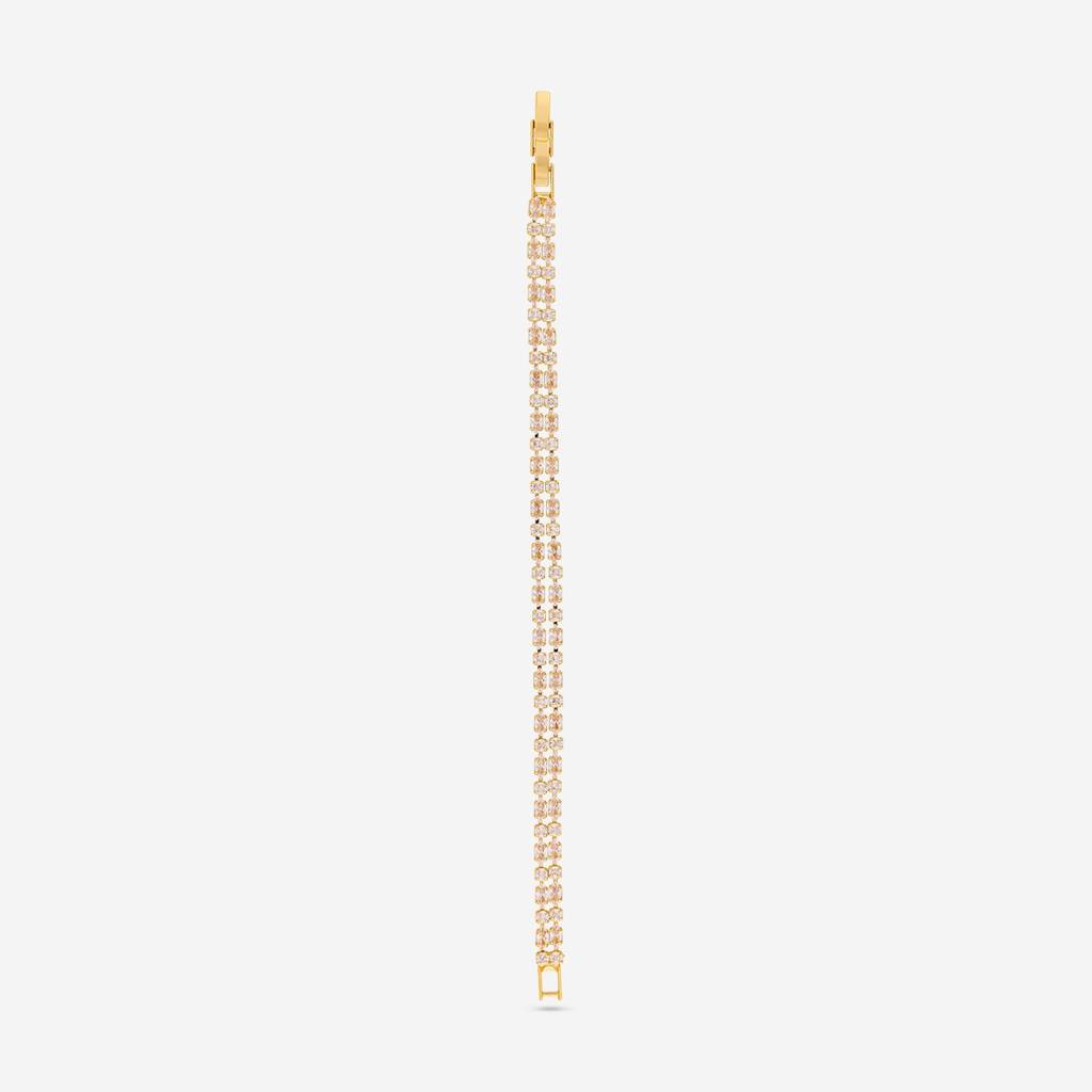 Gold Plated - Party Wear Zircon Bracelet - 466974 : 466974