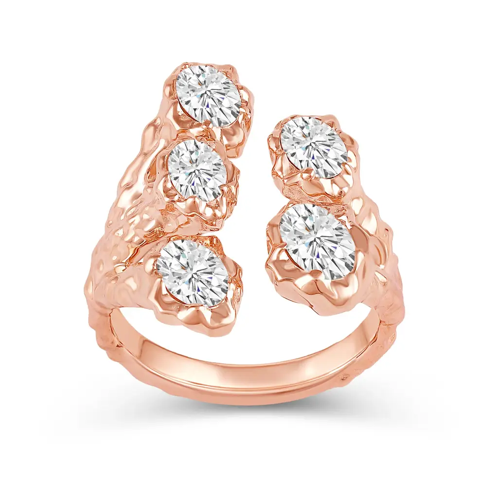 Coralyn Lab Grown Diamond Cocktail Ring : LGDRG47CC_14K_PG