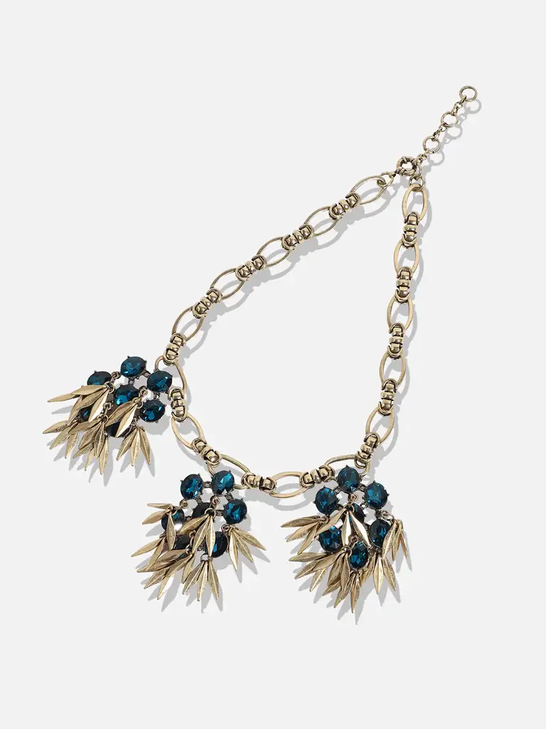 Sunniva-Multicolour Designer Statement Stones Necklace : SOHNCK3583