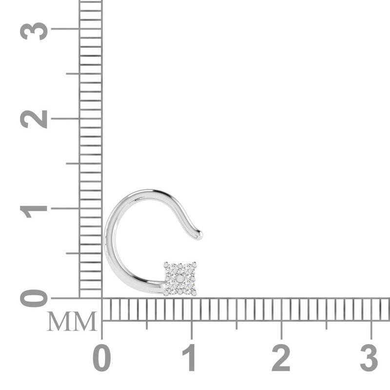 Avsar 9K Bis Hallmarked | Nosepin For Women/Girls |  Avno026 : AVNO026WC