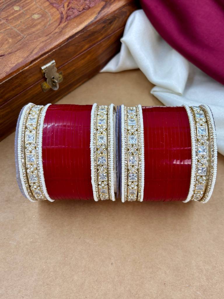 Authentic Punjabi Chooda Set For Indian Bride : HB-39-24