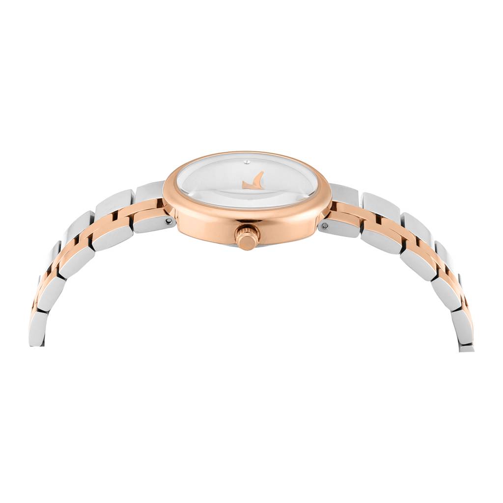 Timex Trendline Oval 23Mm Silver Dial Analog Women Watch - Twel27101 : TWEL27101