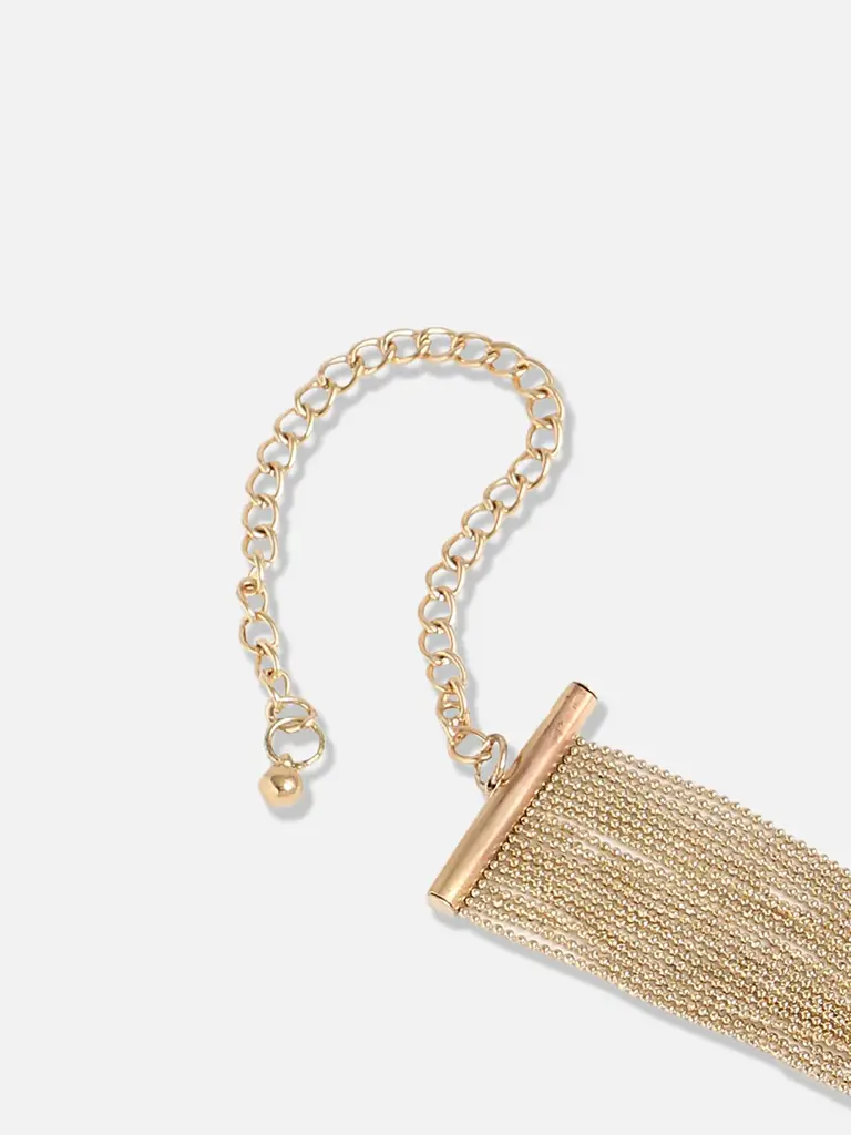Maliah-Gold Plated Designer Stone Party Necklace For Women : SOHNCK3064