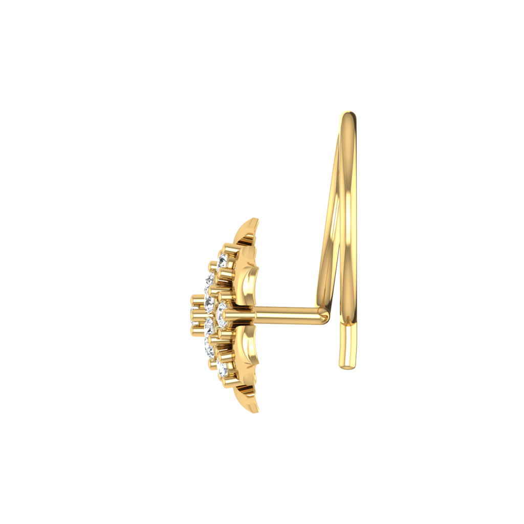 Avsar 9K Bis Hallmarked | Nosepin For Women/Girls |  Avno184 : AVNO184YC