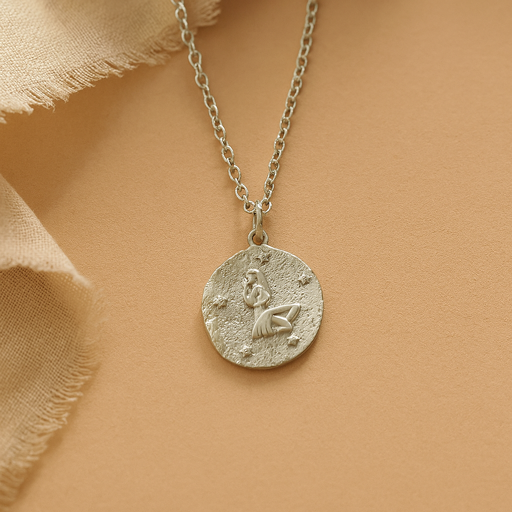 Virgo Zodiac Necklace : NEC_VIRGOZO_S_1171