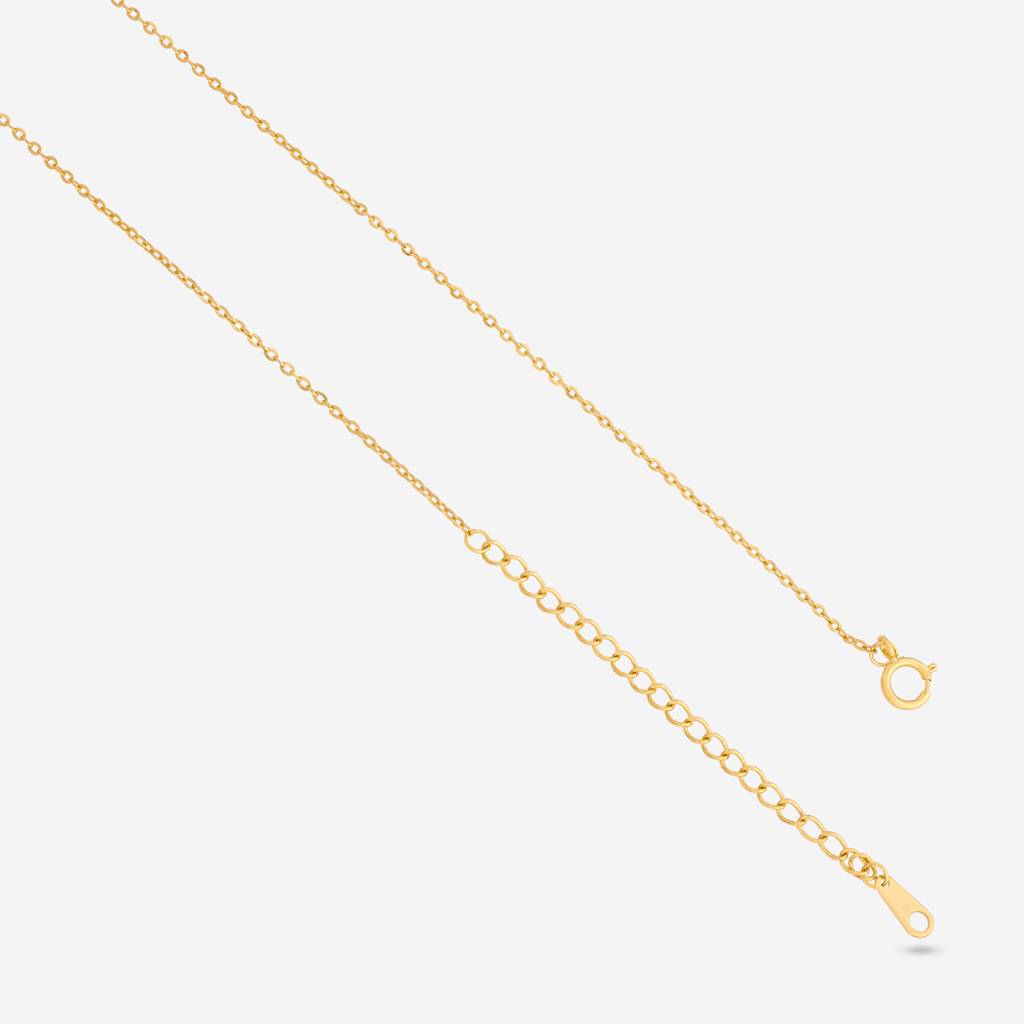 Lavender Gold Plated - Office Wear Silver Chain Pendant - 466603 : 466603