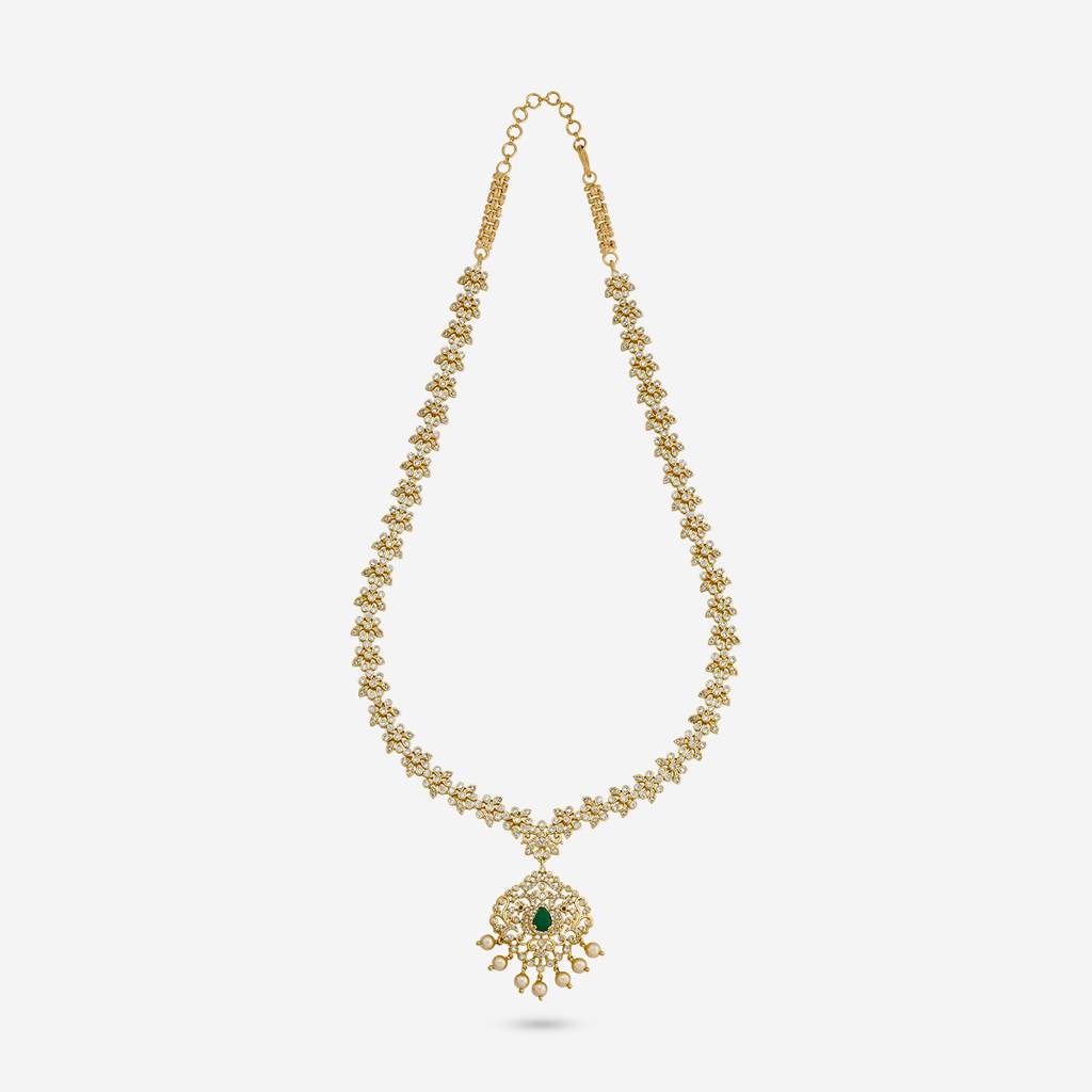 Gold Plated - Bridesmaid Zircon Necklace - 460783 : 460784