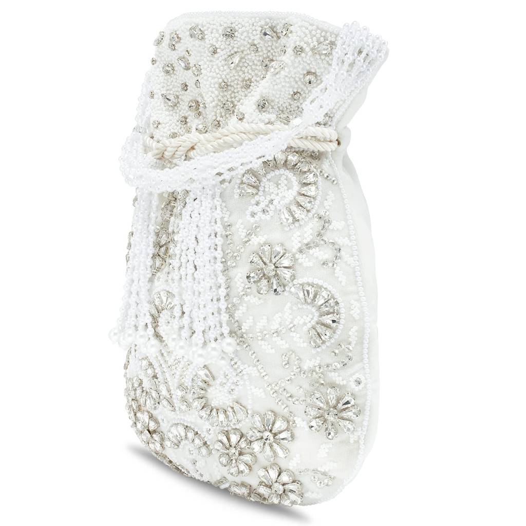 Potli Bags For Women Evening Bag Clutch Ethnic Bride Purse With Drawstring (P56S) : P56S