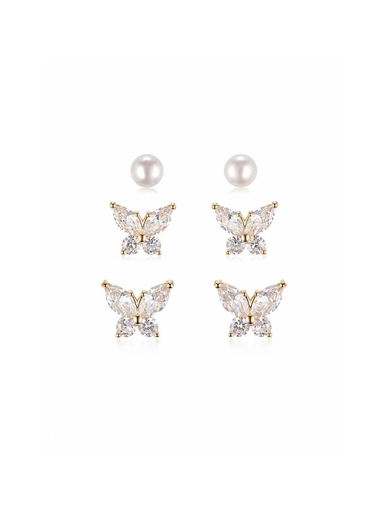 Butterfly Pearl Stack (Set Of 3) : Z-ZS-ER-309