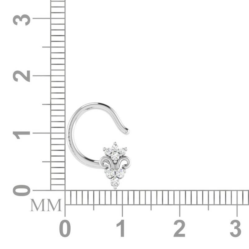 Avsar 9K Bis Hallmarked | Nosepin For Women/Girls |  Avno039 : AVNO039WC