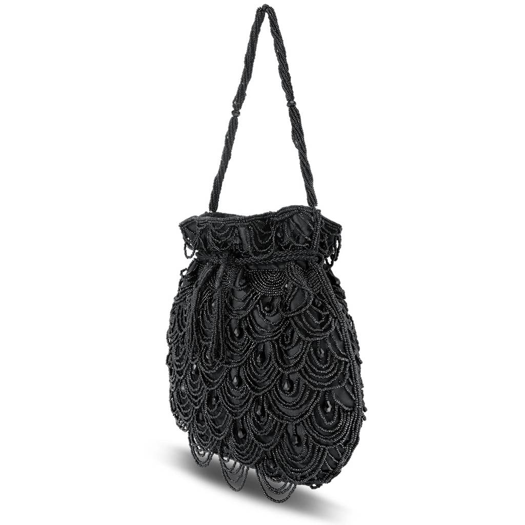 Potli Bags For Women Evening Bag Clutch Ethnic Bride Purse With Drawstring (P37Bl) : P37BL