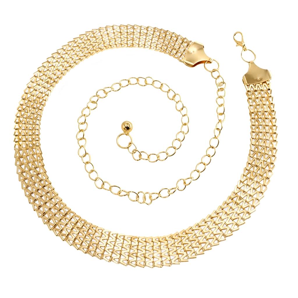Gold Plated Fancy Kamarbandh Belly Chain Waist Chain Jewellery Gift For Women & Girls : PX9BCH81G