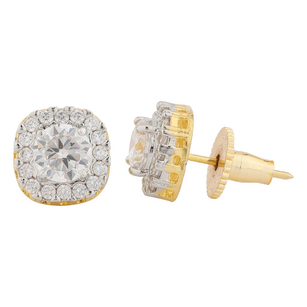 Sparkling Elegance Eternal American Diamond Stud Earrings : 8905124542332