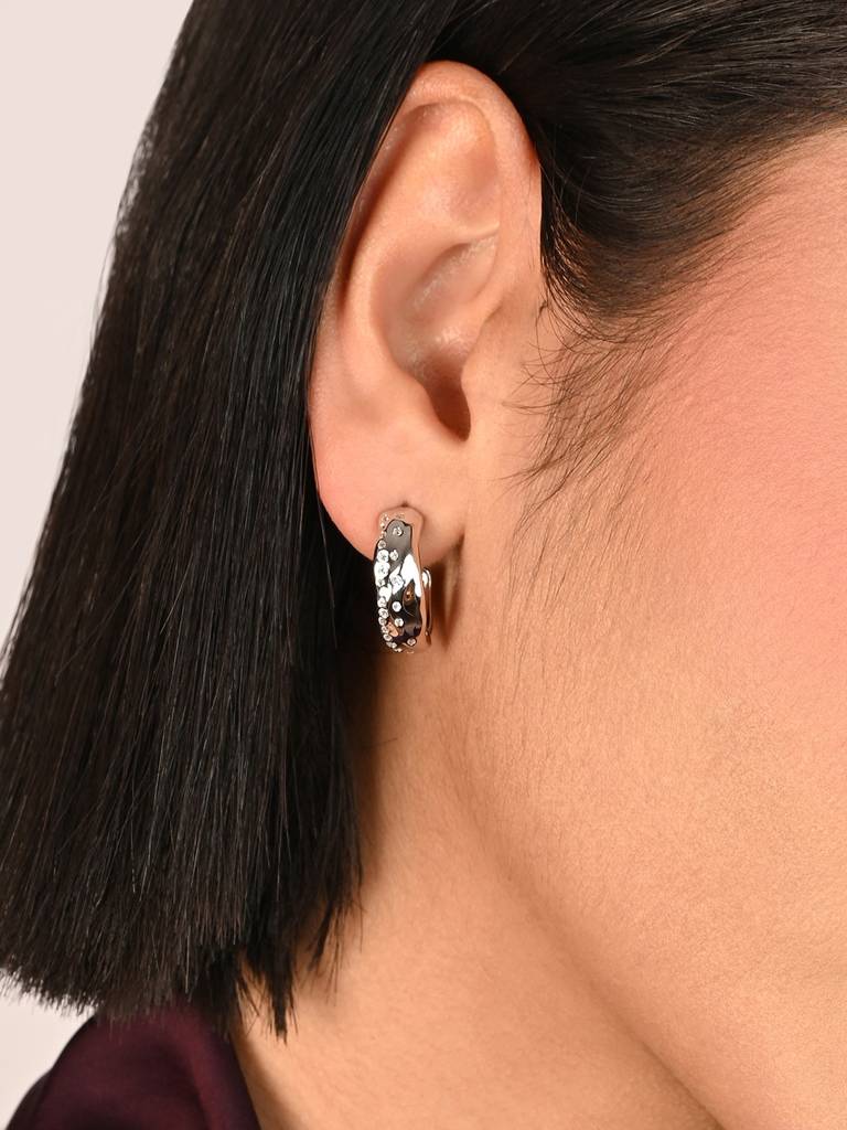 Pure 925 Silver Liquid Wave Ear Cuffs : JPER2791