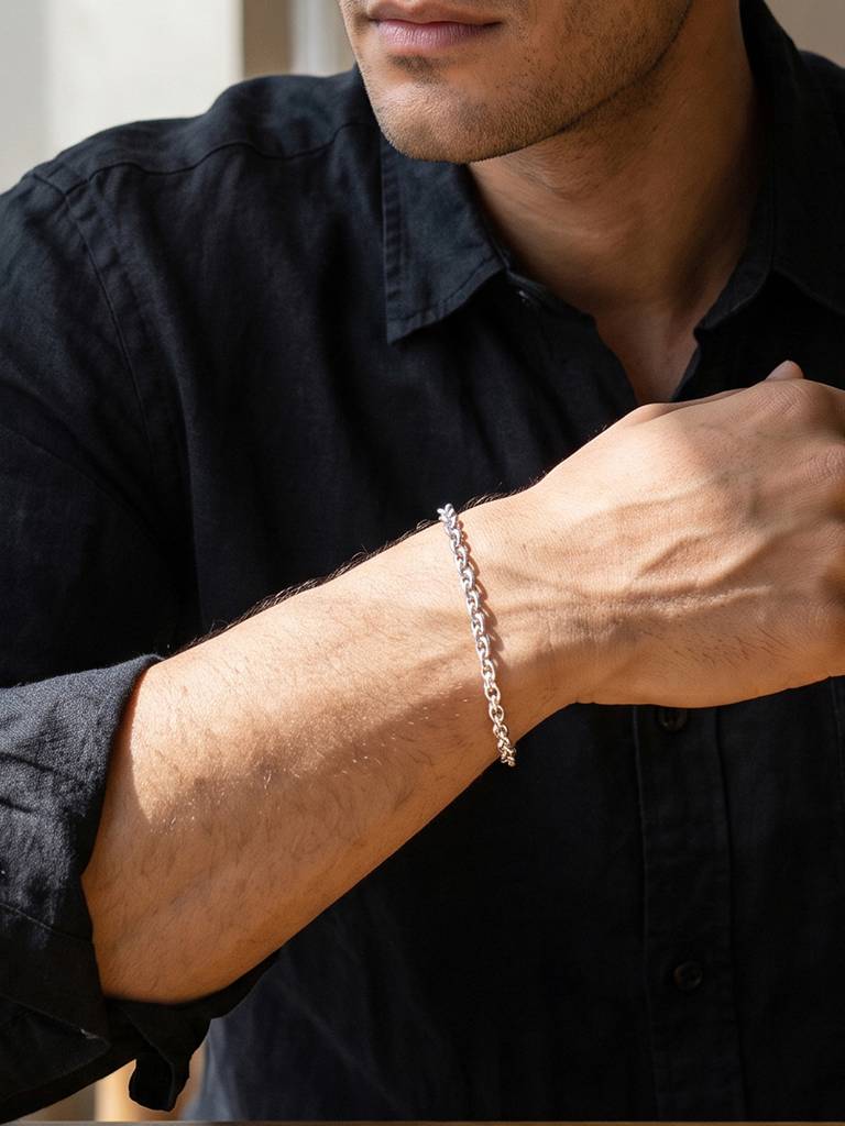 Classic Rolo Chain Bracelet : IZLB4021