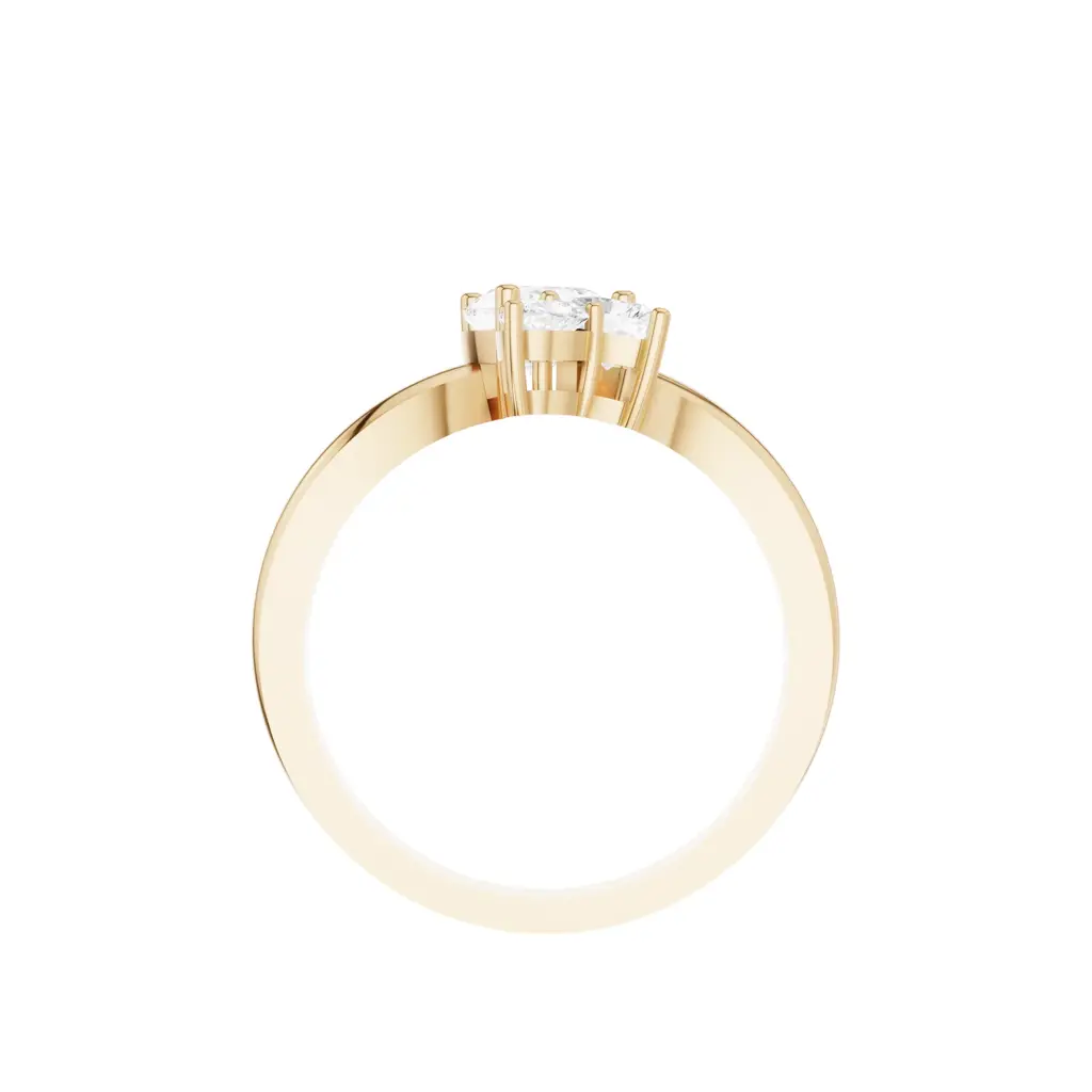 Serenith Flame Diamond Ring : AIENR-763