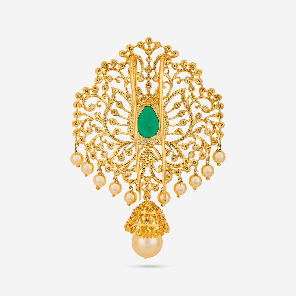 Bridesmaid Zircon Hair Brooch - 452764 : 452765