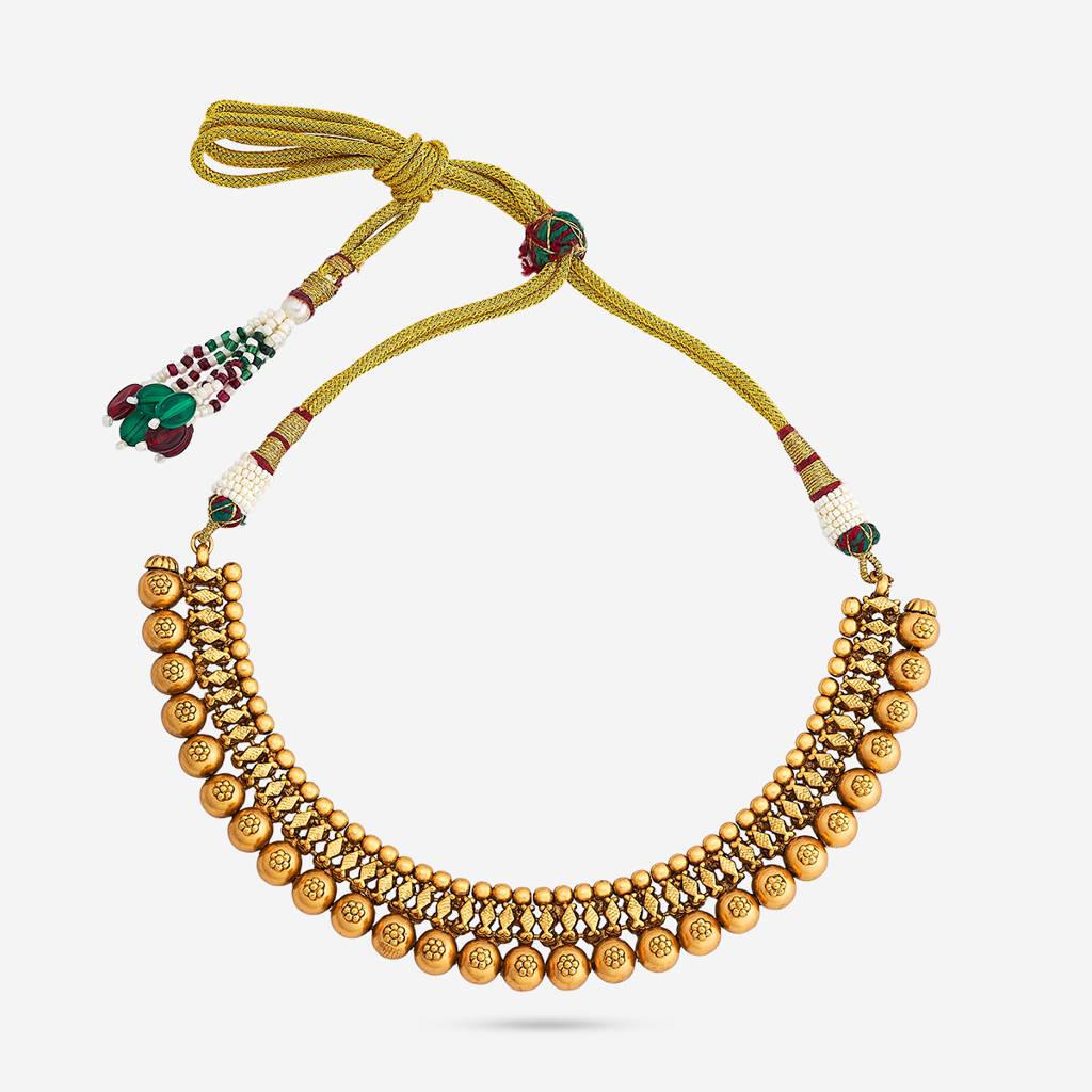 Gold - Plated Bridesmaid Antique Necklace - 448731 : 448731