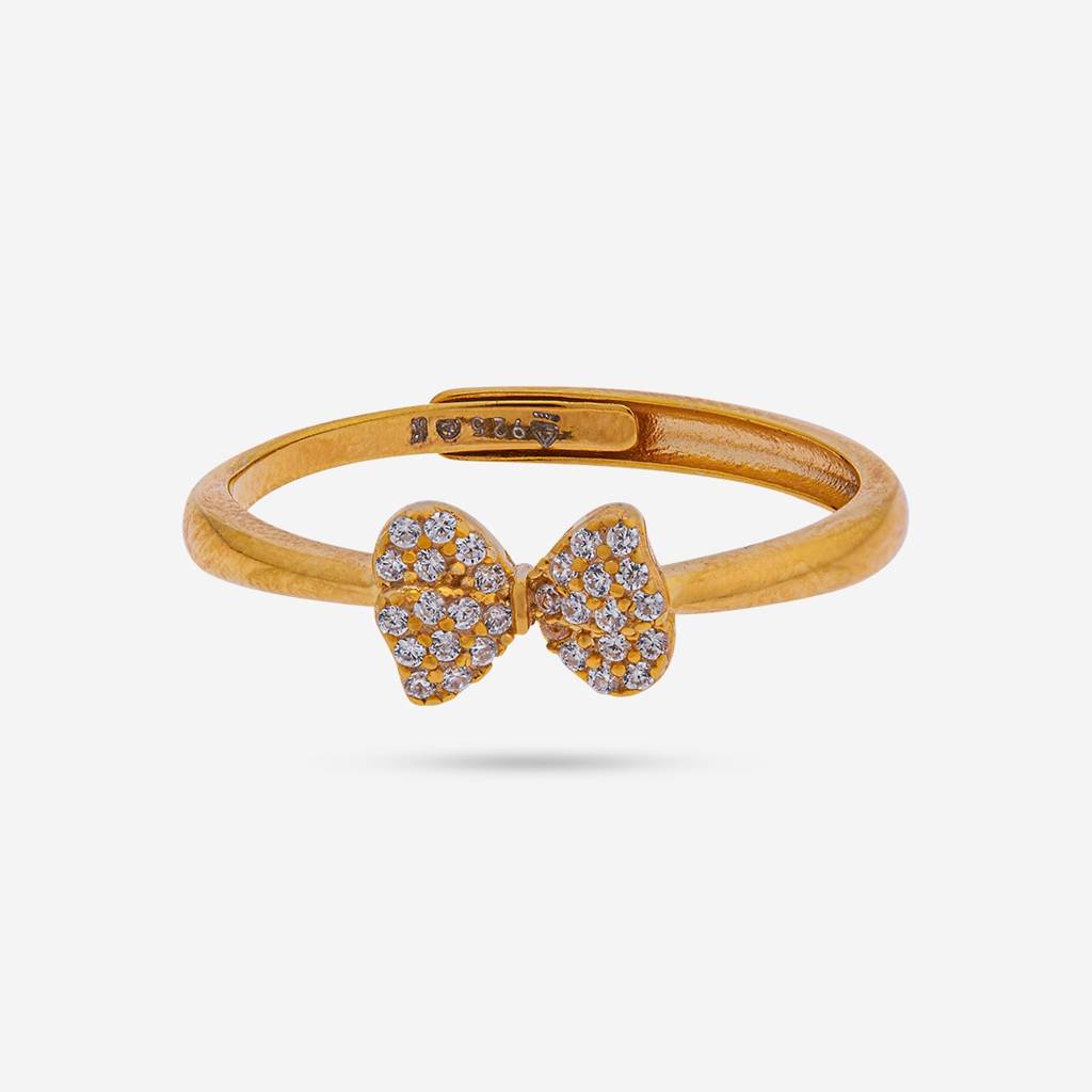 White Plated - Office Wear Silver Finger Ring - 448547 : 448547