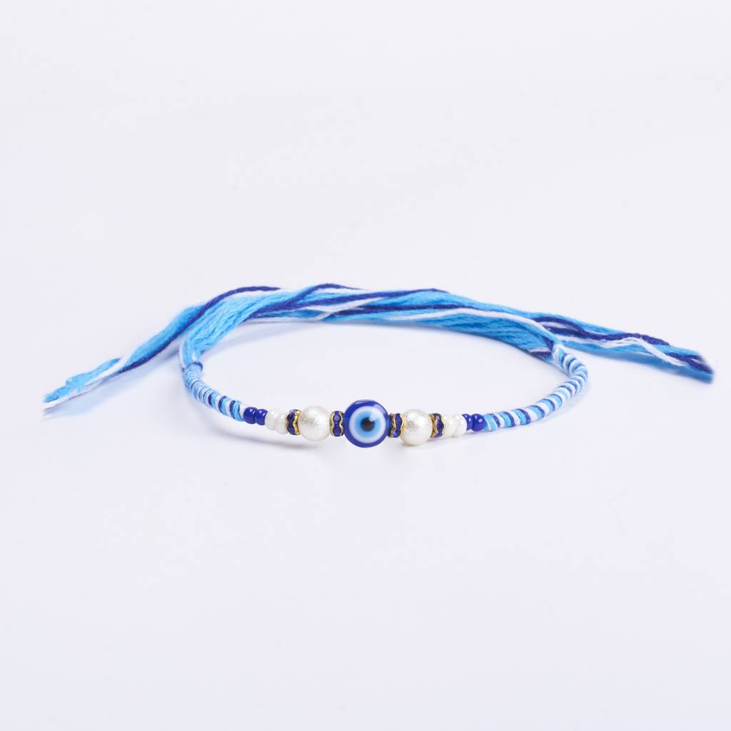 Classic Evil Eye Rakhi : BS14591-BU