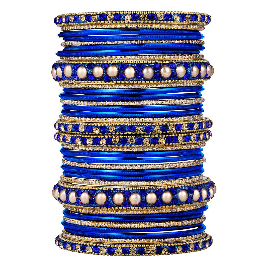 Metal Chuda Bangle Set For Women Wedding Bridal Indian Traditional Ethnic Jewellery : PF51B42B