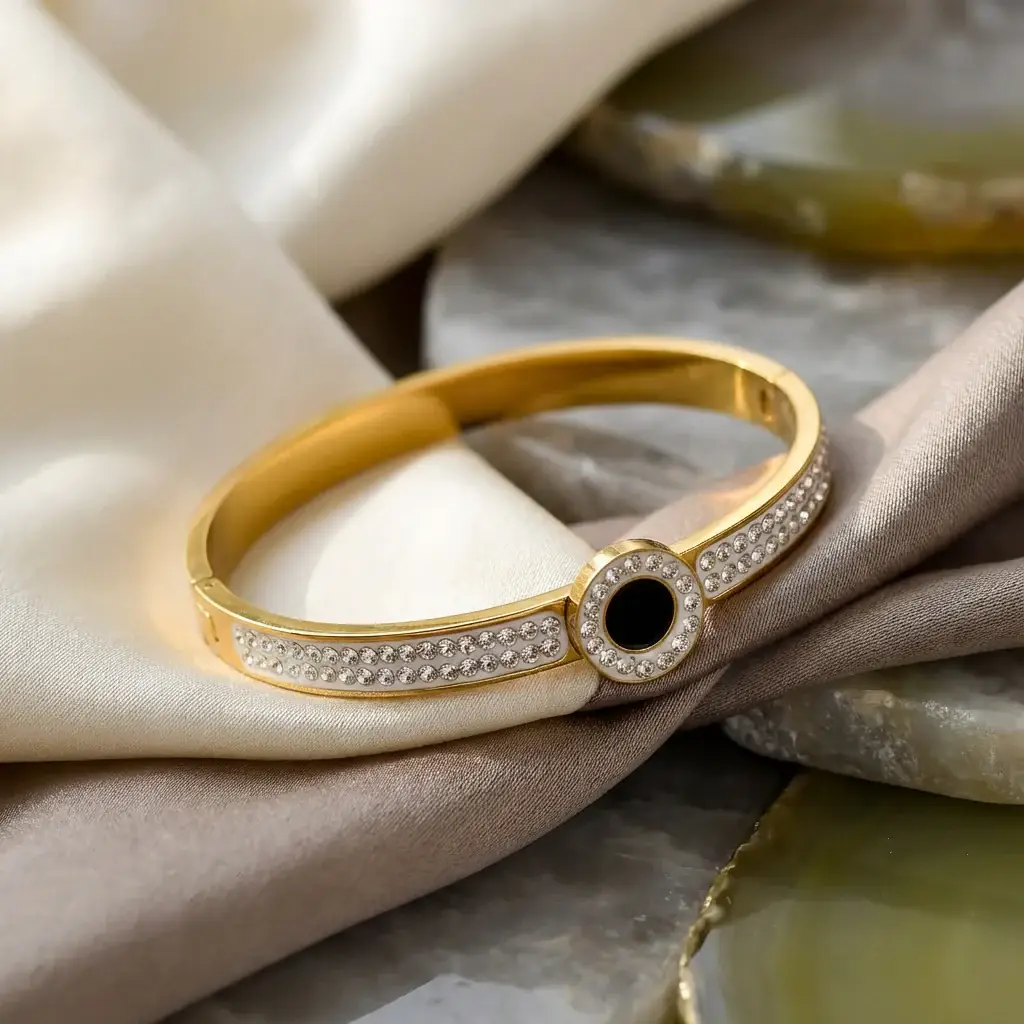 Romi Circle Luxe Bangle : PST123