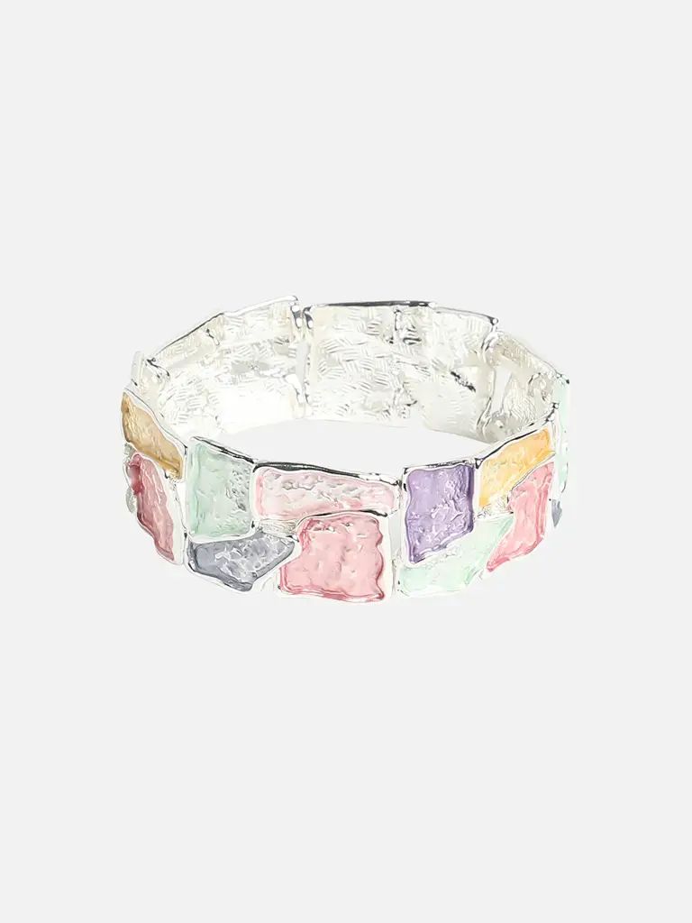 Shrikala-Women'S Multicolour Metallic Textured Bracelet : SOHIBR9709